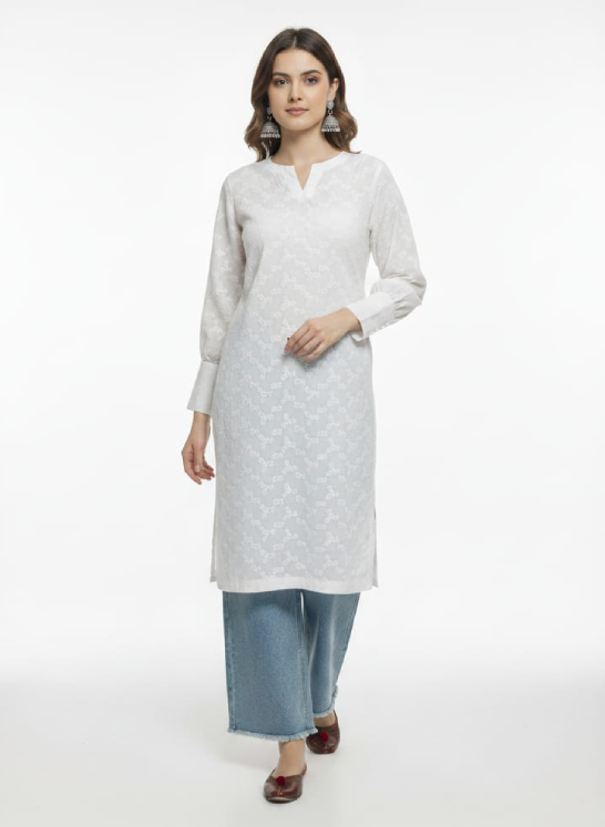 Uni-Fit. Universal Style. White Kurta 🤍