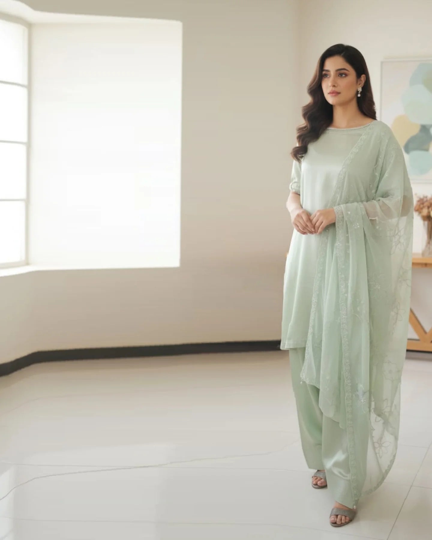 Soft Tone. Pistachio Glow. Serenity