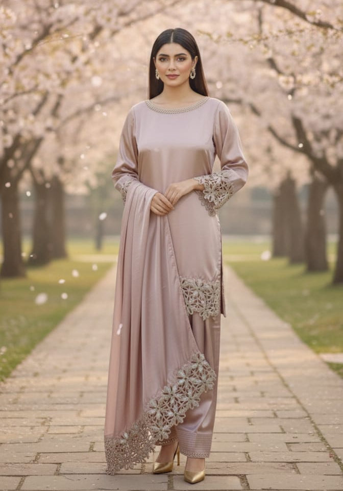 Pink Farshi Shalwar Qameez