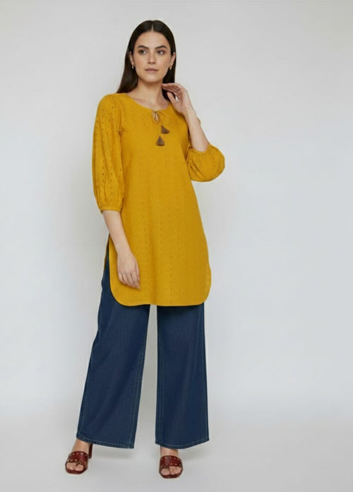 Yellow Kurta