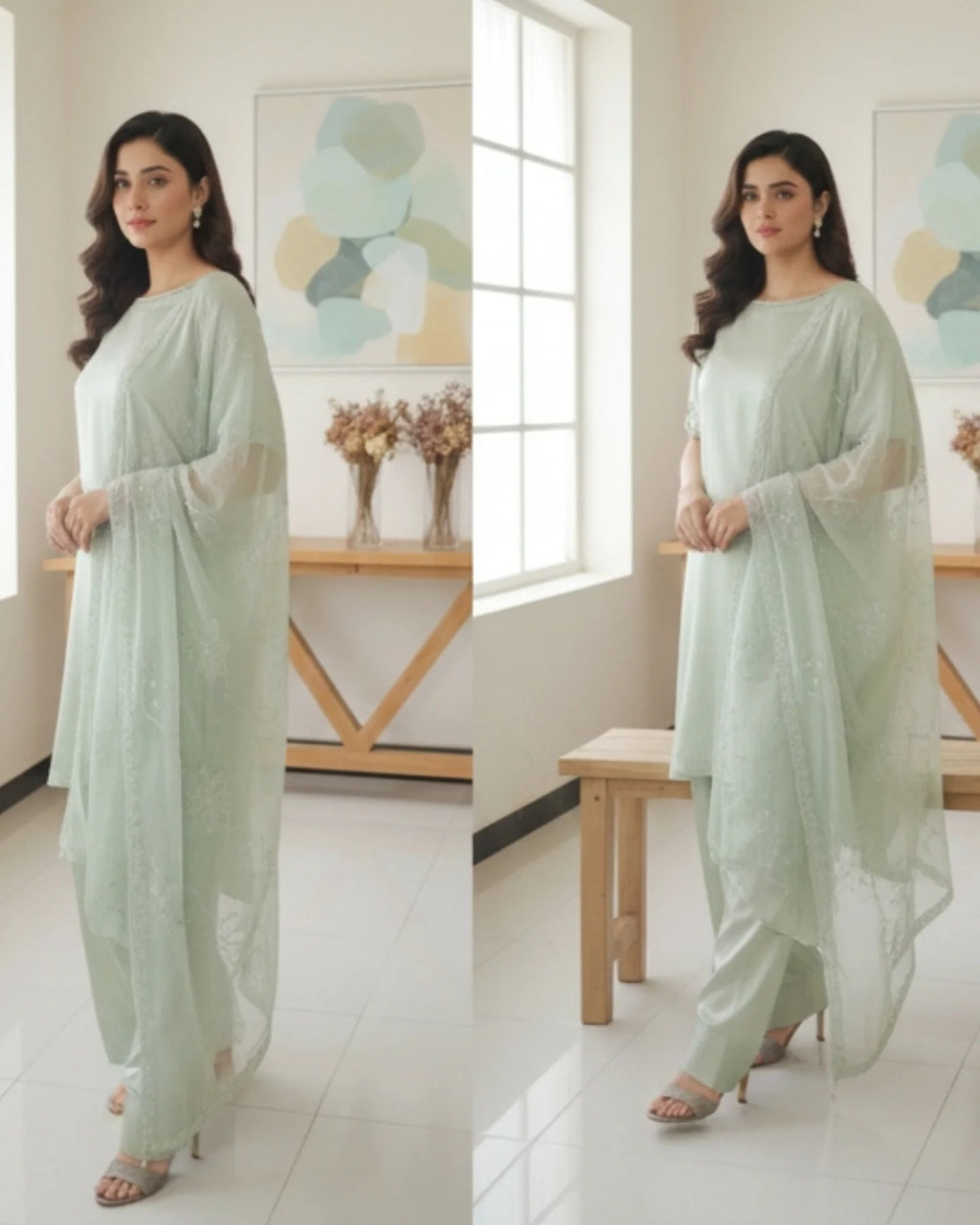 Soft Tone. Pistachio Glow. Serenity