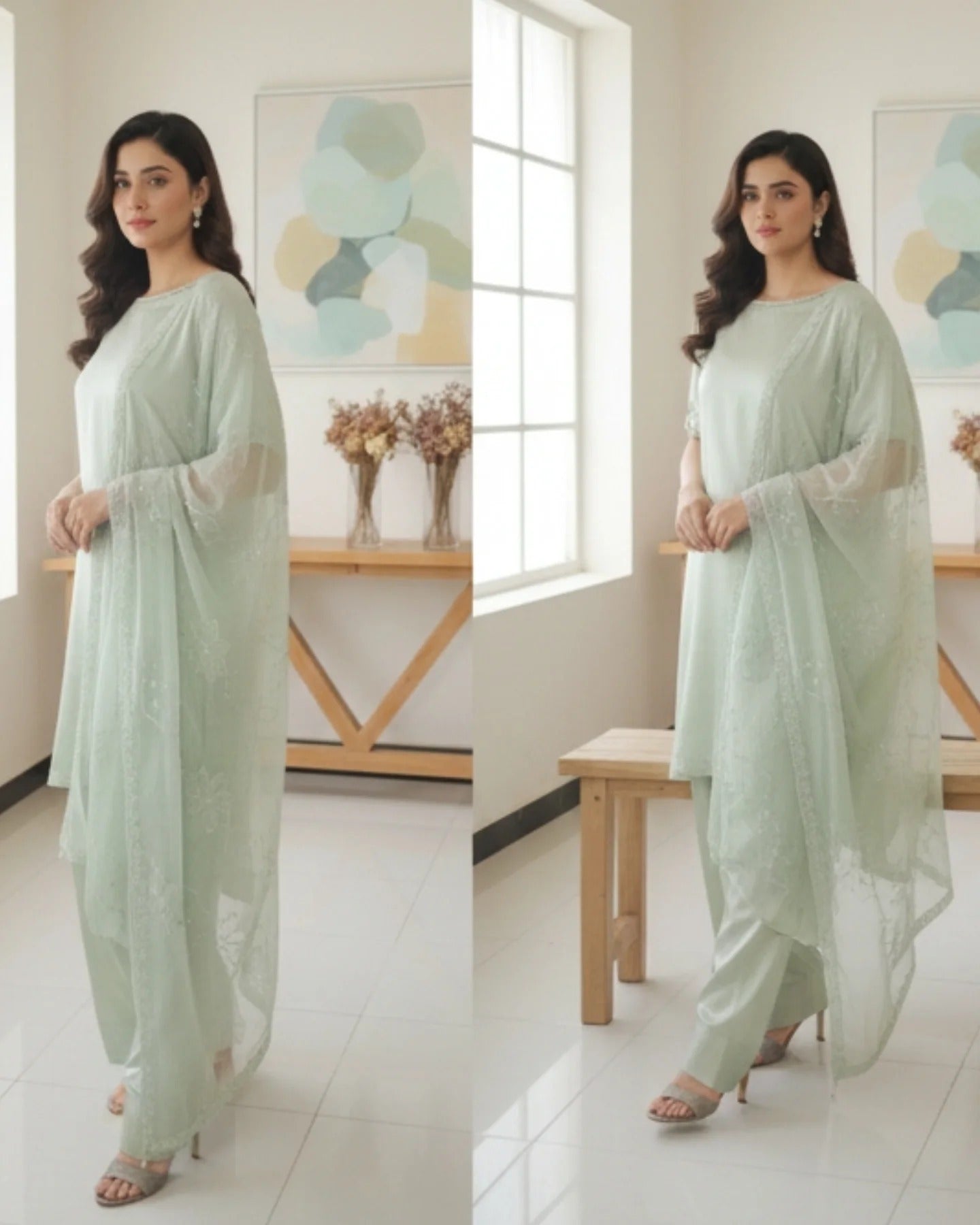Soft Tone. Pistachio Glow. Serenity